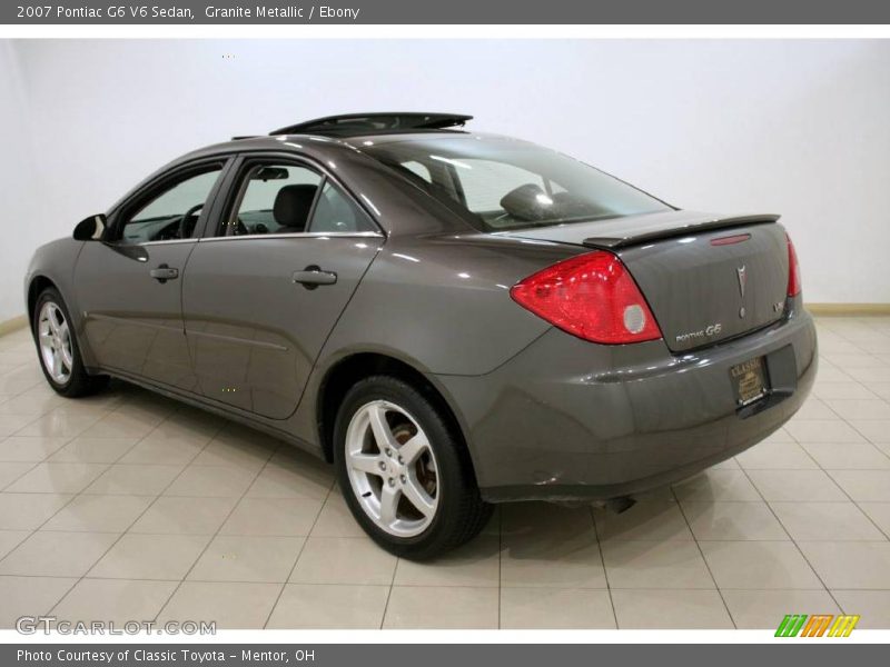 Granite Metallic / Ebony 2007 Pontiac G6 V6 Sedan