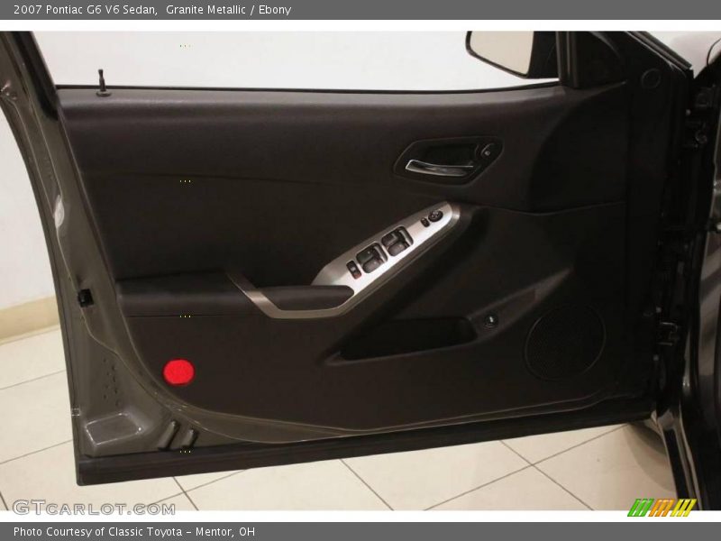 Granite Metallic / Ebony 2007 Pontiac G6 V6 Sedan