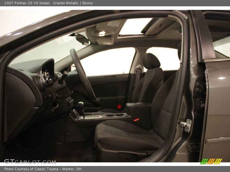 Granite Metallic / Ebony 2007 Pontiac G6 V6 Sedan