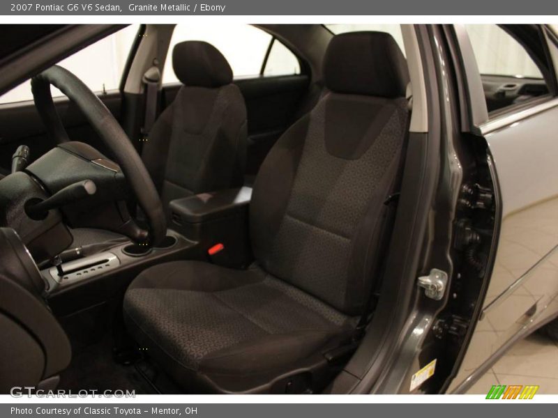 Granite Metallic / Ebony 2007 Pontiac G6 V6 Sedan
