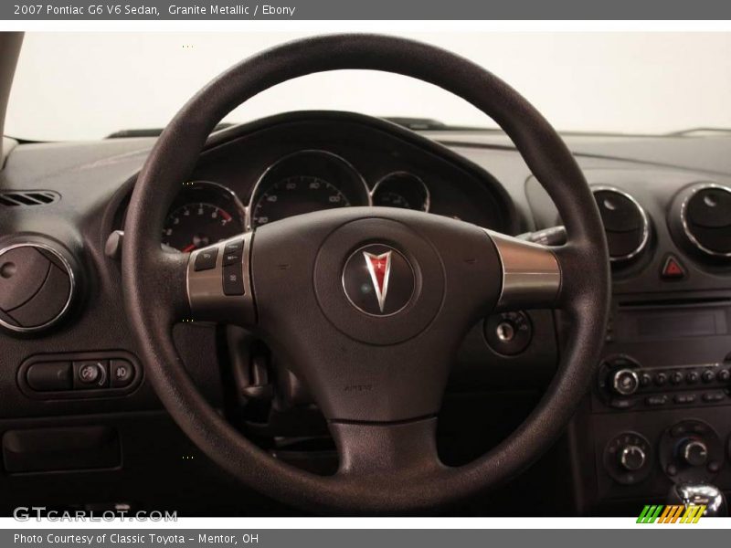 Granite Metallic / Ebony 2007 Pontiac G6 V6 Sedan