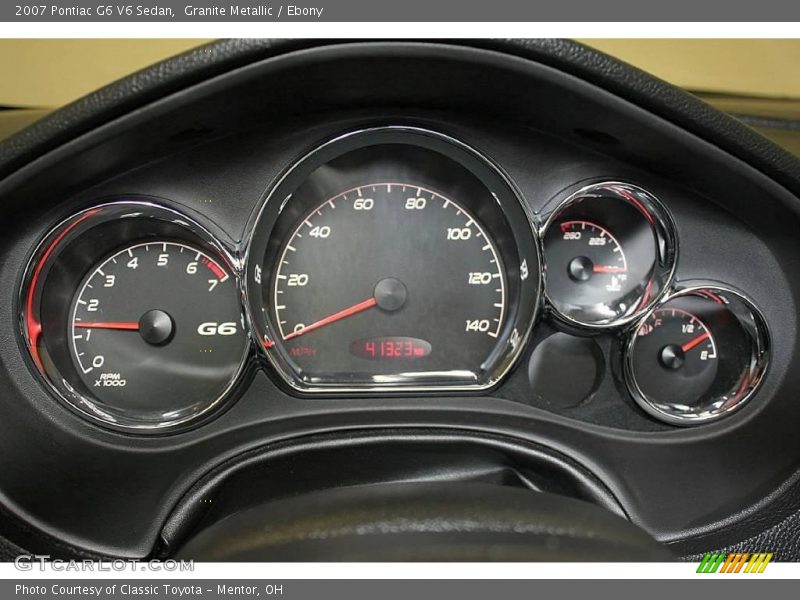 Granite Metallic / Ebony 2007 Pontiac G6 V6 Sedan