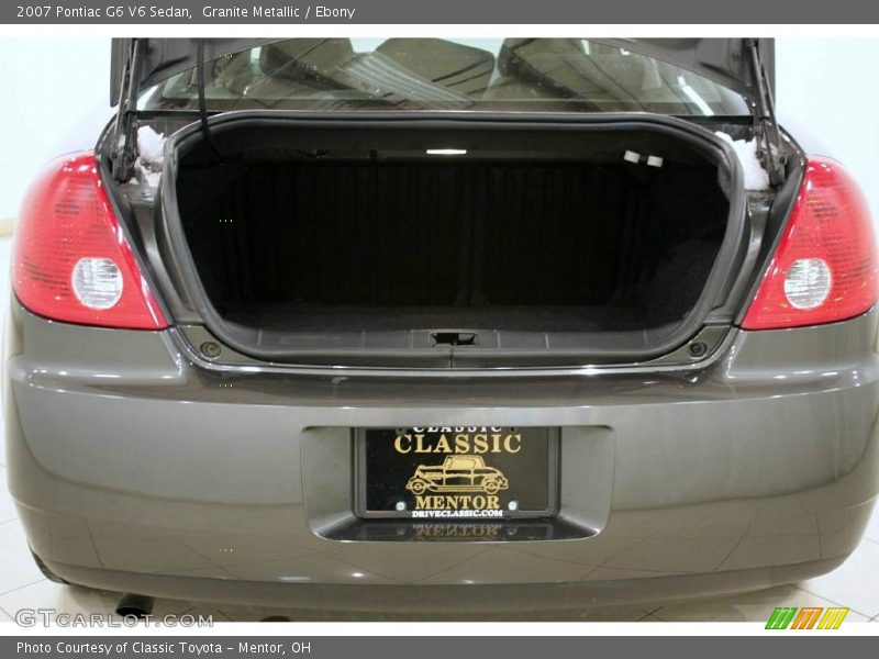 Granite Metallic / Ebony 2007 Pontiac G6 V6 Sedan