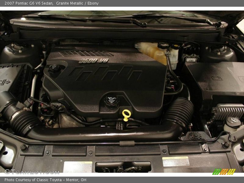 Granite Metallic / Ebony 2007 Pontiac G6 V6 Sedan
