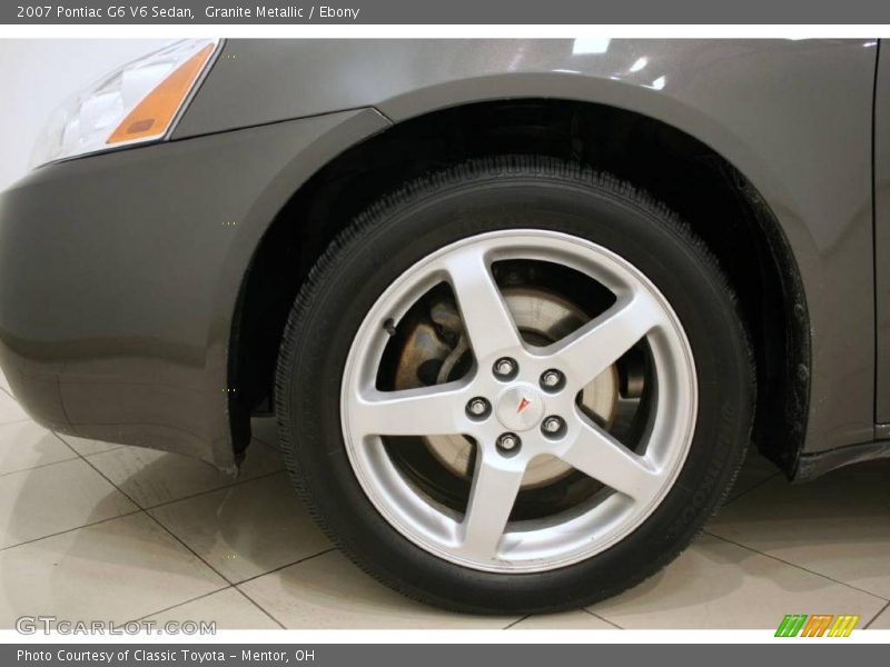 Granite Metallic / Ebony 2007 Pontiac G6 V6 Sedan