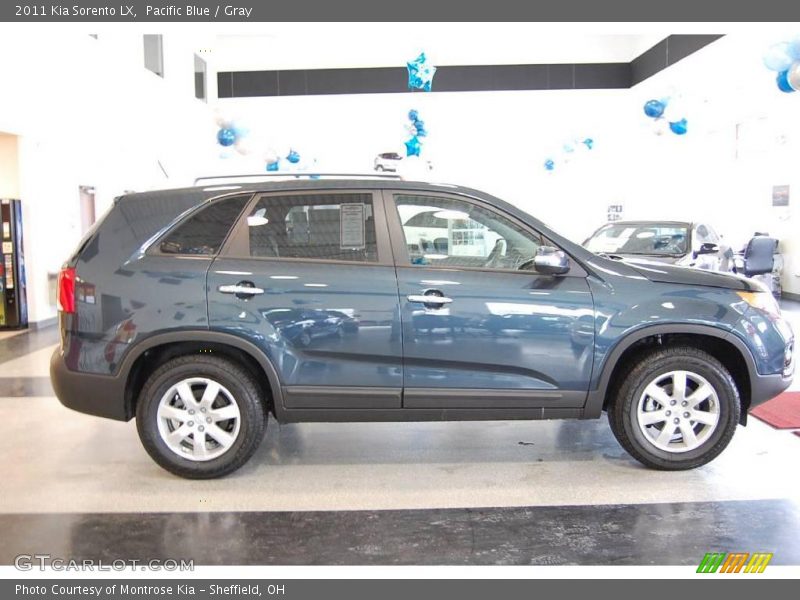 Pacific Blue / Gray 2011 Kia Sorento LX