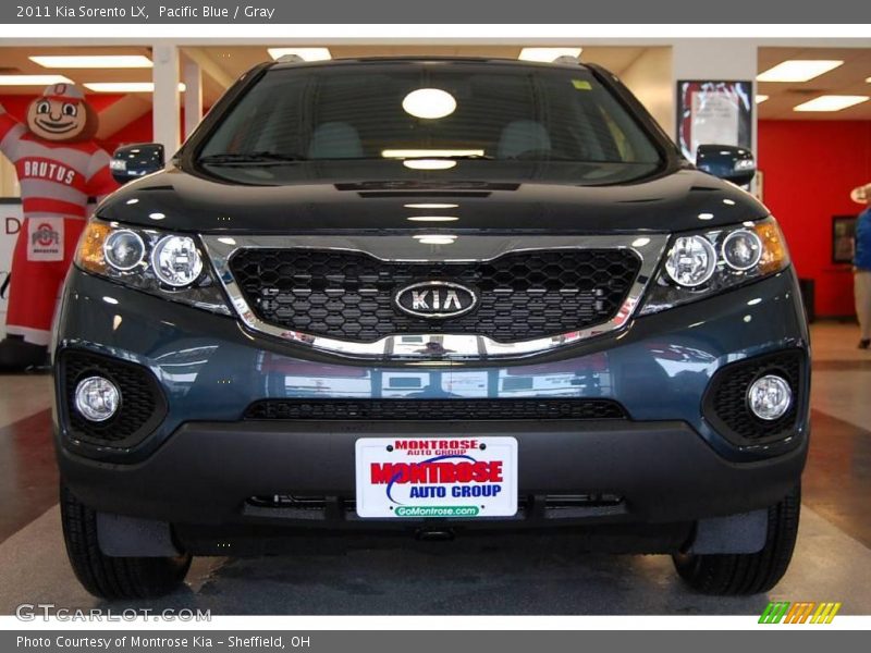 Pacific Blue / Gray 2011 Kia Sorento LX