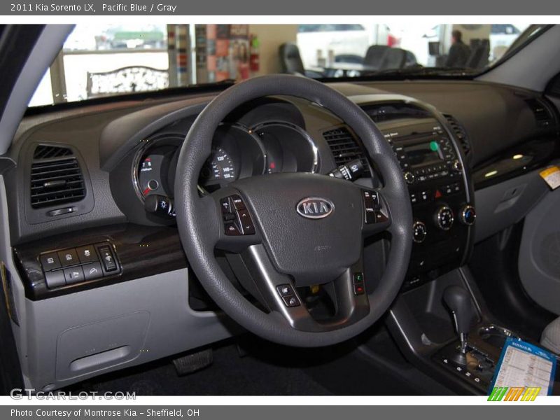 Pacific Blue / Gray 2011 Kia Sorento LX