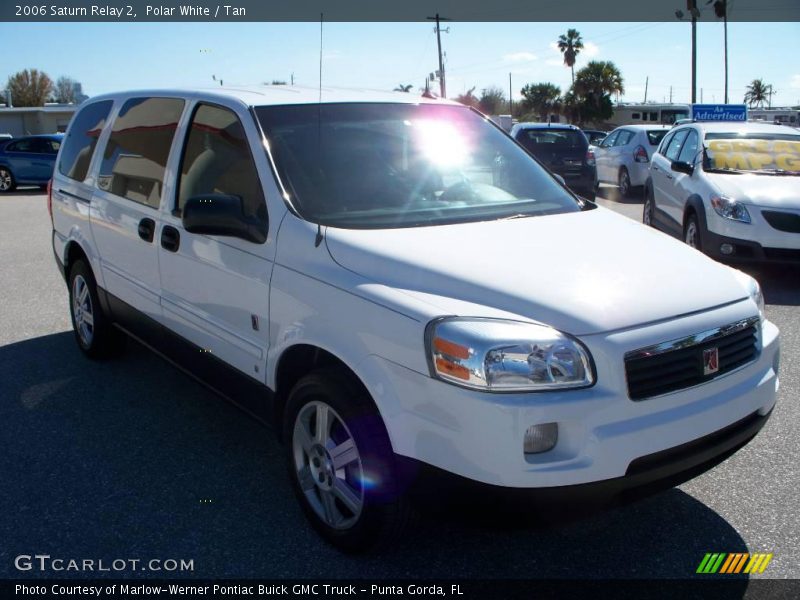 Polar White / Tan 2006 Saturn Relay 2