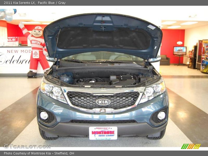 Pacific Blue / Gray 2011 Kia Sorento LX
