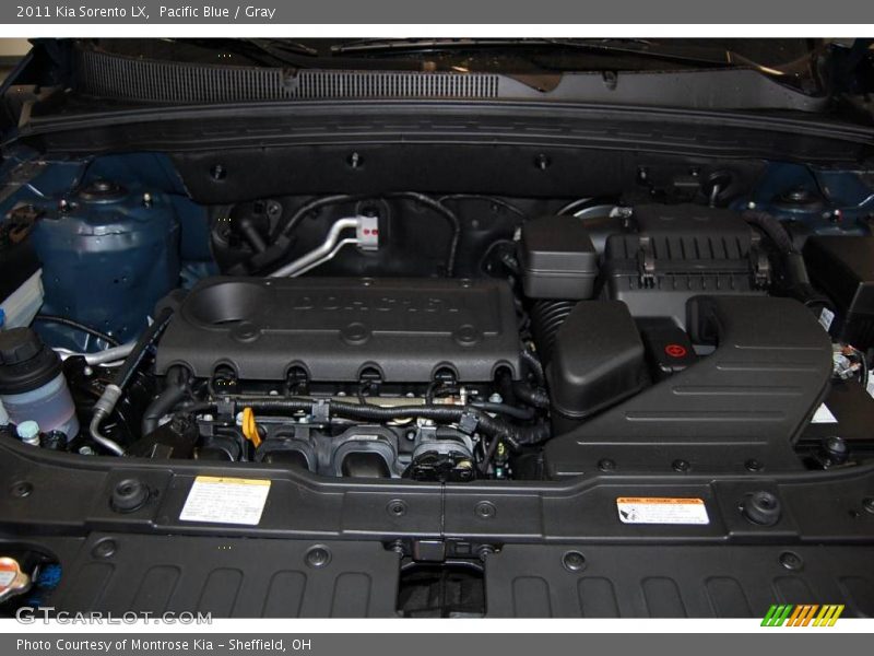 Pacific Blue / Gray 2011 Kia Sorento LX