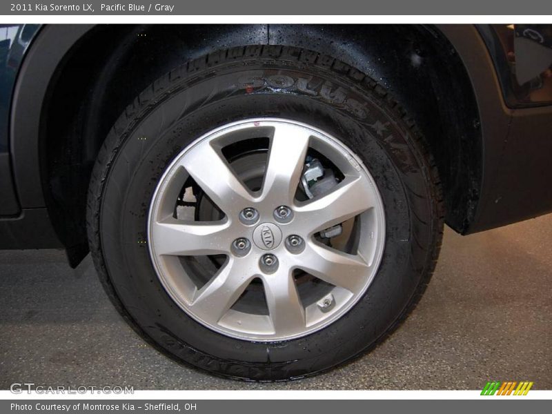 Pacific Blue / Gray 2011 Kia Sorento LX