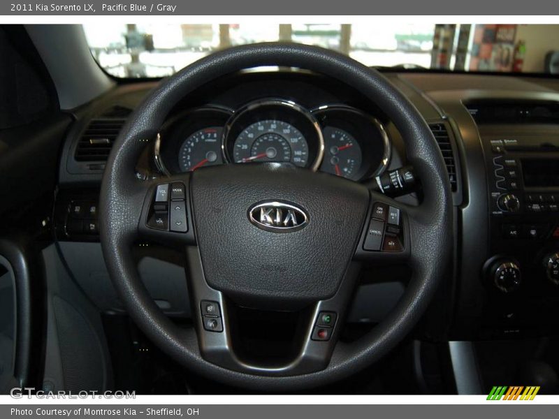 Pacific Blue / Gray 2011 Kia Sorento LX