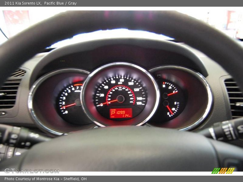Pacific Blue / Gray 2011 Kia Sorento LX