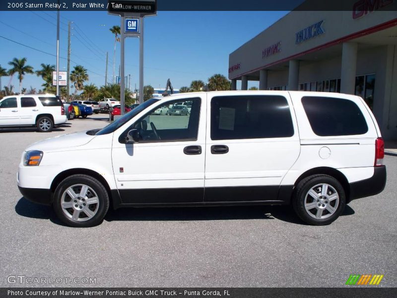 Polar White / Tan 2006 Saturn Relay 2
