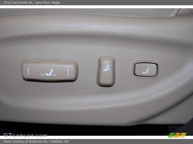 Spicy Red / Beige 2011 Kia Sorento EX