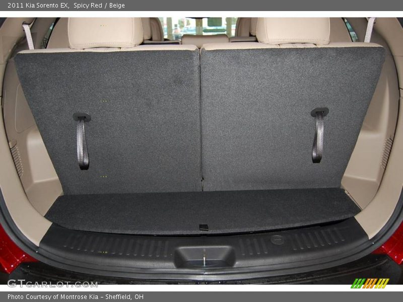 Spicy Red / Beige 2011 Kia Sorento EX