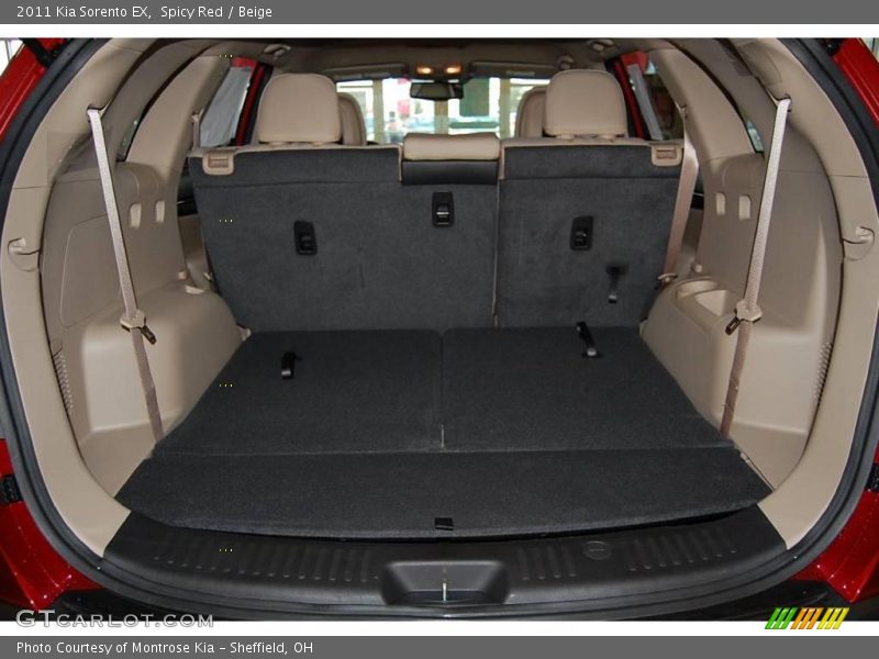 Spicy Red / Beige 2011 Kia Sorento EX