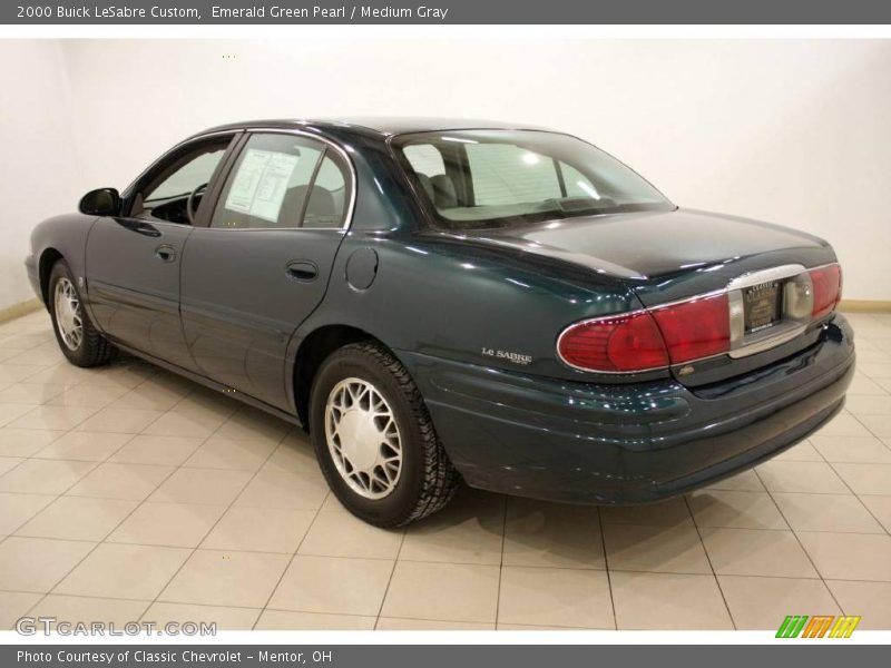 Emerald Green Pearl / Medium Gray 2000 Buick LeSabre Custom