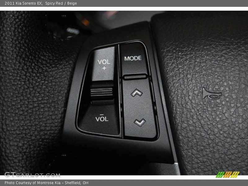 Spicy Red / Beige 2011 Kia Sorento EX