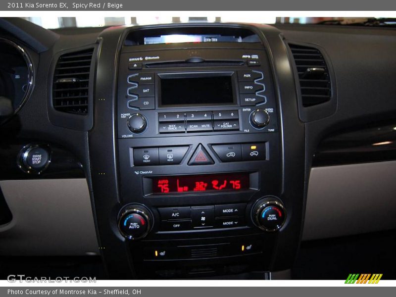 Spicy Red / Beige 2011 Kia Sorento EX