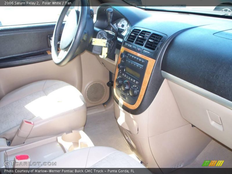 Polar White / Tan 2006 Saturn Relay 2