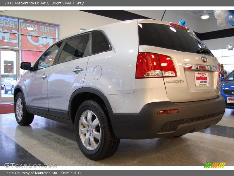 Bright Silver / Gray 2011 Kia Sorento LX AWD