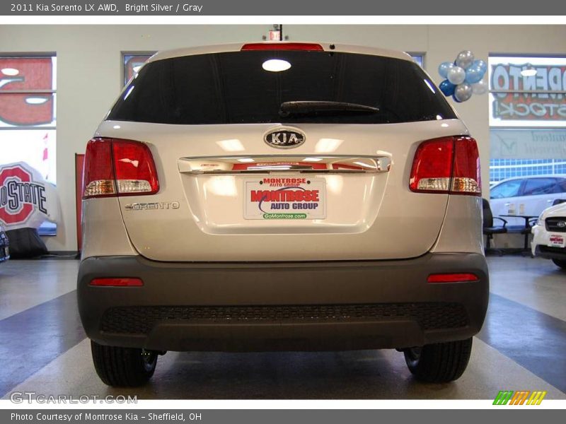 Bright Silver / Gray 2011 Kia Sorento LX AWD