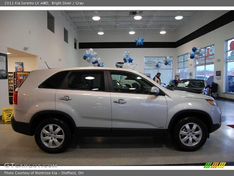 Bright Silver / Gray 2011 Kia Sorento LX AWD