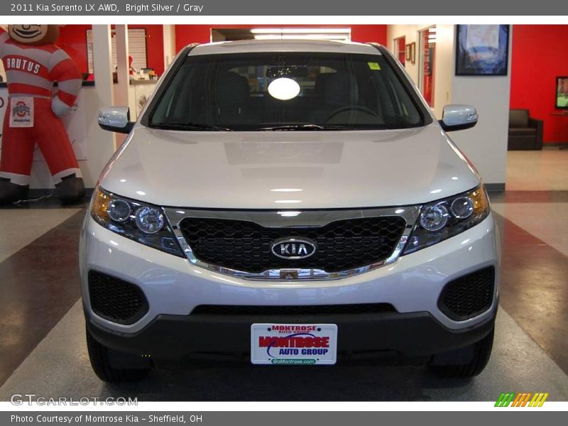 Bright Silver / Gray 2011 Kia Sorento LX AWD