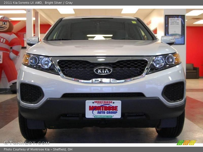 Bright Silver / Gray 2011 Kia Sorento LX AWD