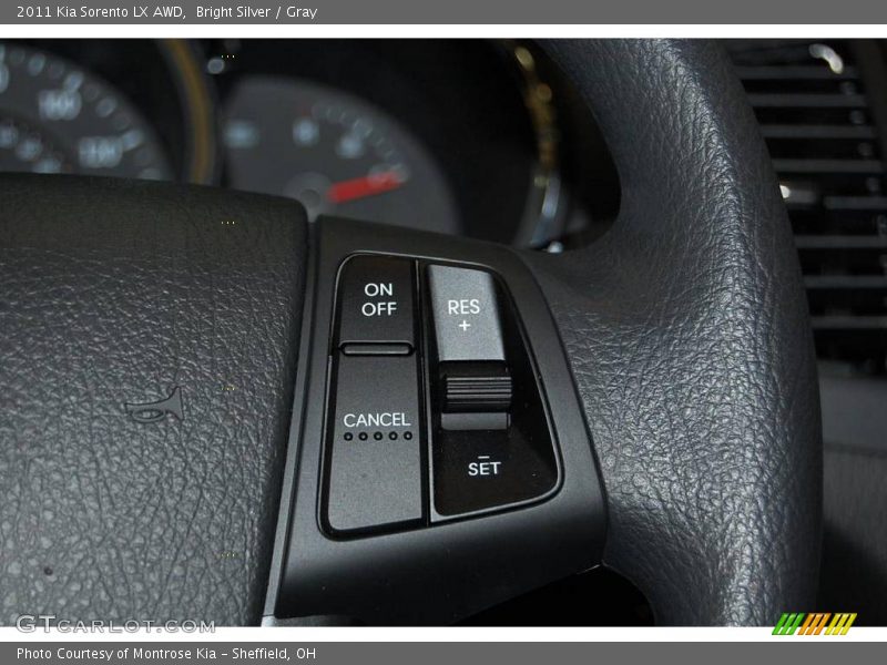 Bright Silver / Gray 2011 Kia Sorento LX AWD