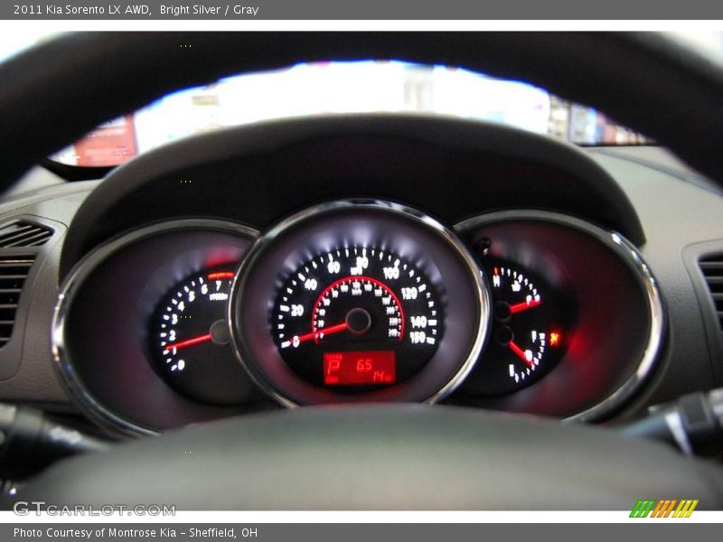 Bright Silver / Gray 2011 Kia Sorento LX AWD