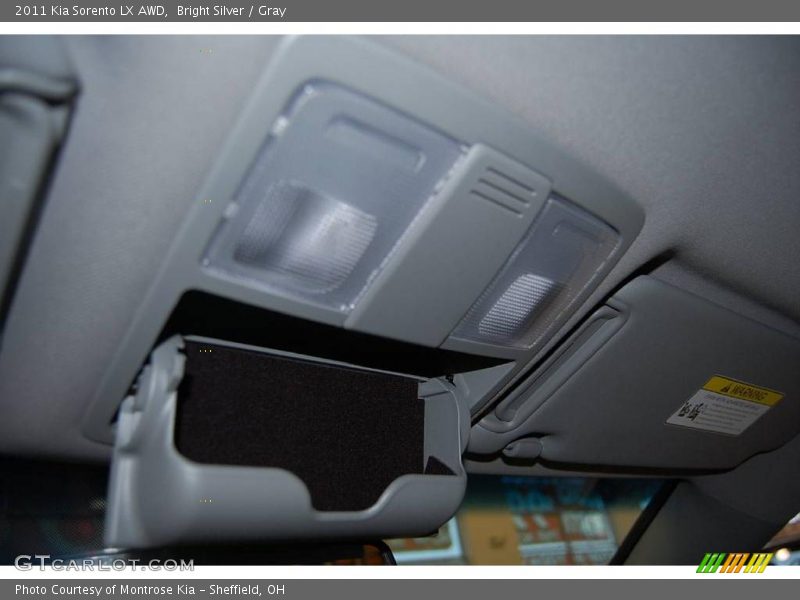 Bright Silver / Gray 2011 Kia Sorento LX AWD
