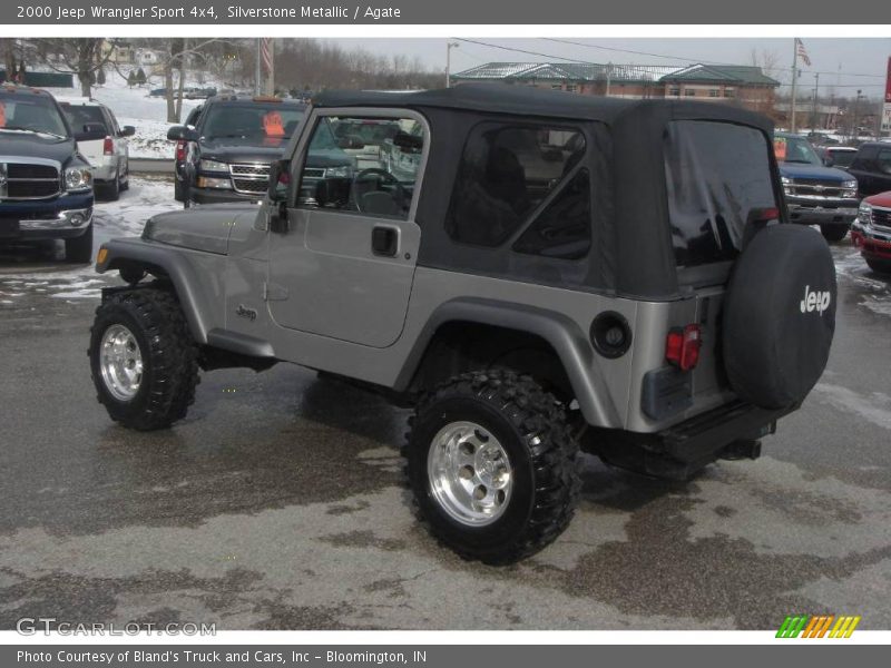 Silverstone Metallic / Agate 2000 Jeep Wrangler Sport 4x4