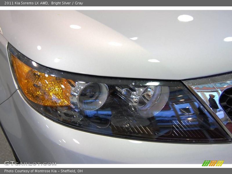 Bright Silver / Gray 2011 Kia Sorento LX AWD