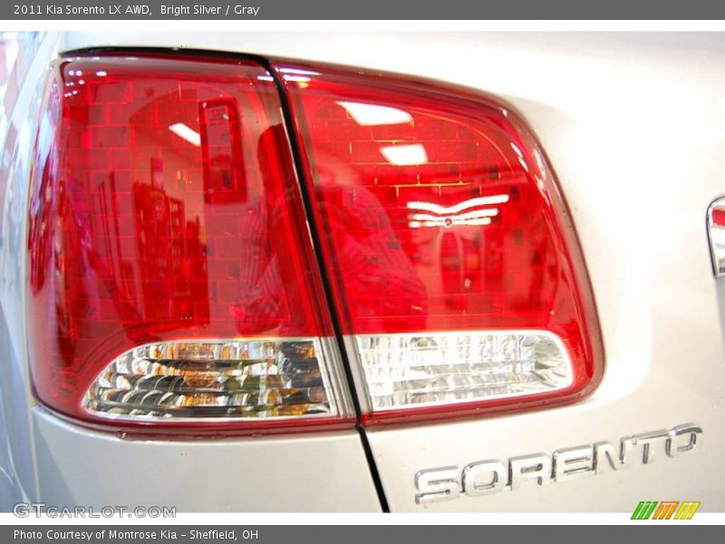 Bright Silver / Gray 2011 Kia Sorento LX AWD