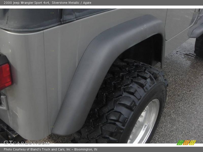 Silverstone Metallic / Agate 2000 Jeep Wrangler Sport 4x4