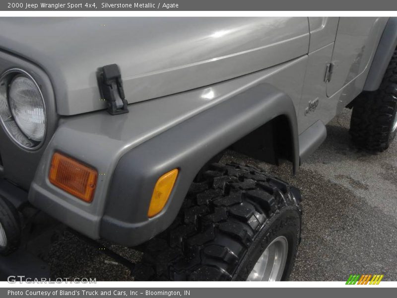 Silverstone Metallic / Agate 2000 Jeep Wrangler Sport 4x4