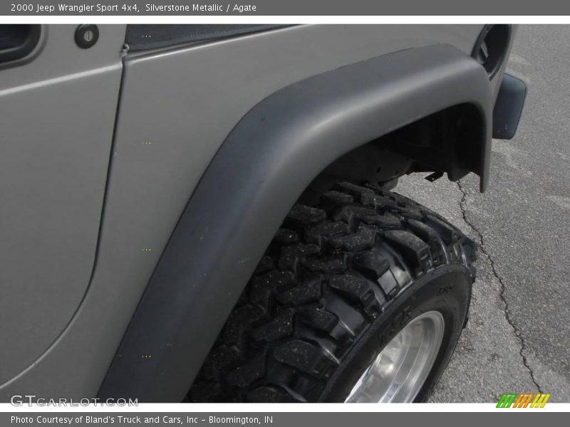 Silverstone Metallic / Agate 2000 Jeep Wrangler Sport 4x4