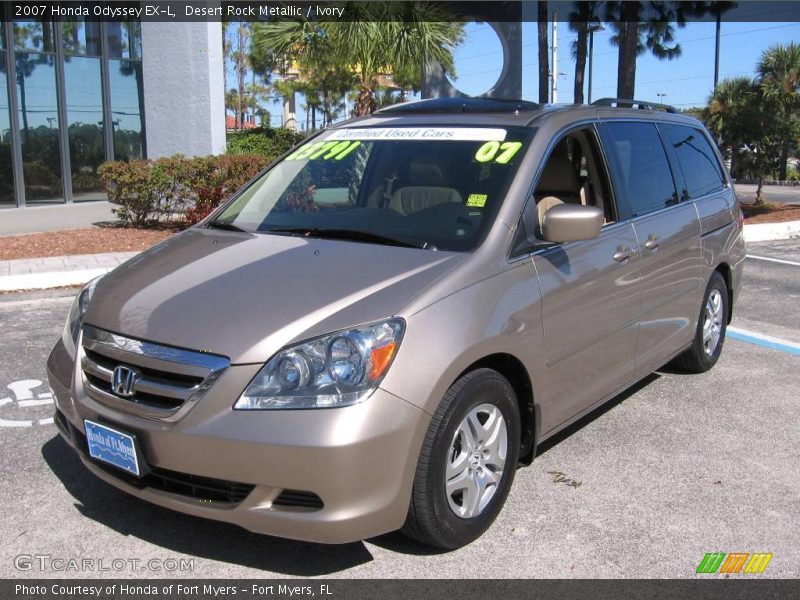 Desert Rock Metallic / Ivory 2007 Honda Odyssey EX-L
