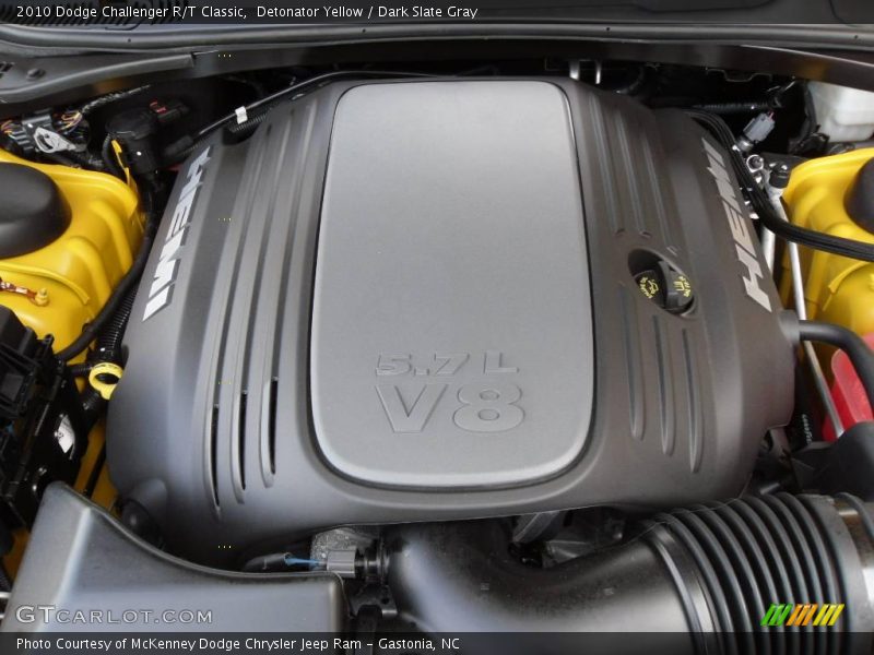 Detonator Yellow / Dark Slate Gray 2010 Dodge Challenger R/T Classic