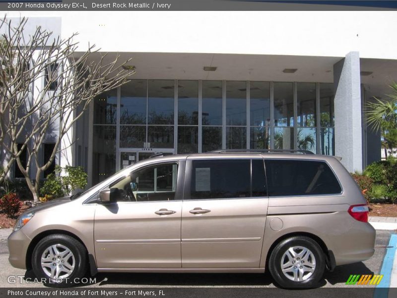 Desert Rock Metallic / Ivory 2007 Honda Odyssey EX-L