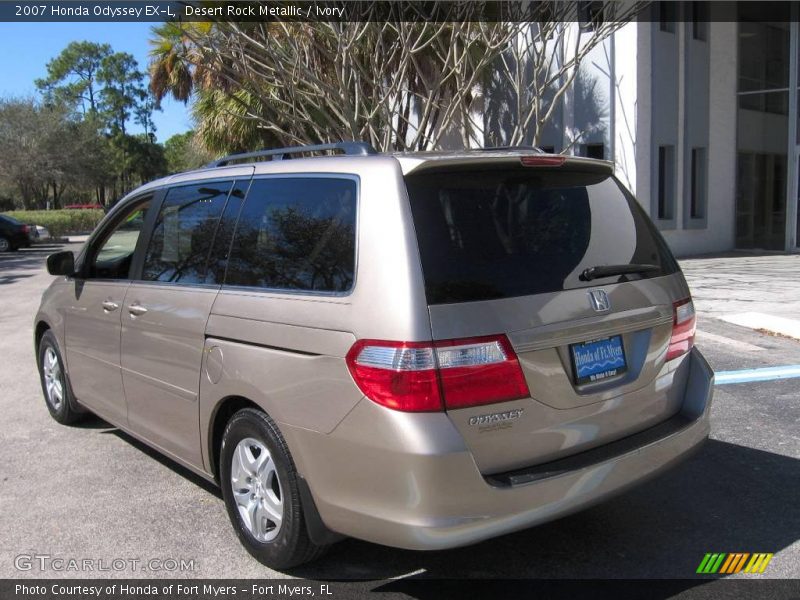 Desert Rock Metallic / Ivory 2007 Honda Odyssey EX-L