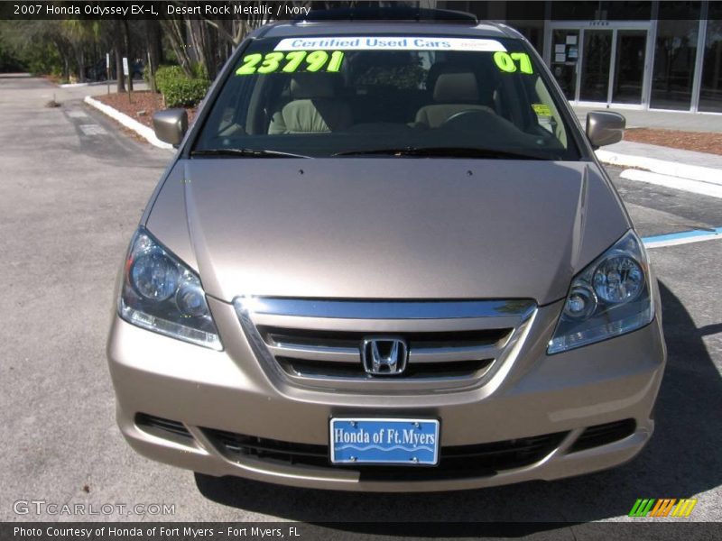 Desert Rock Metallic / Ivory 2007 Honda Odyssey EX-L