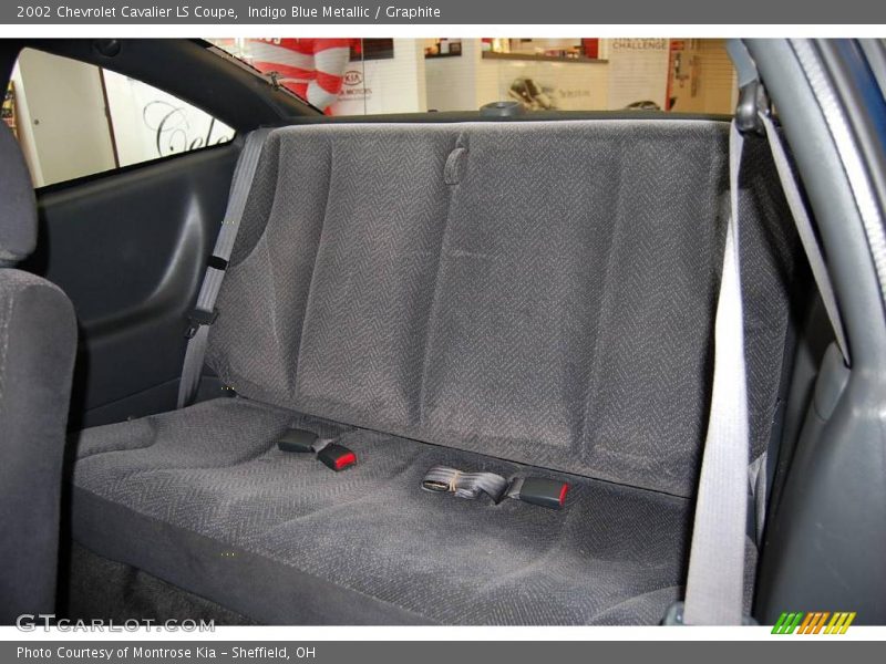 Indigo Blue Metallic / Graphite 2002 Chevrolet Cavalier LS Coupe