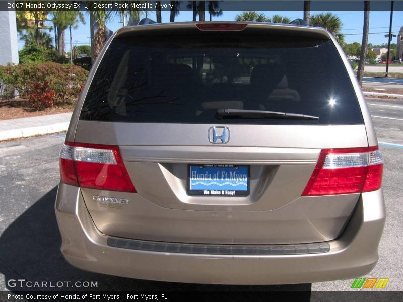Desert Rock Metallic / Ivory 2007 Honda Odyssey EX-L