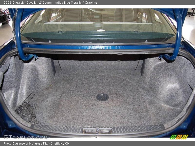 Indigo Blue Metallic / Graphite 2002 Chevrolet Cavalier LS Coupe