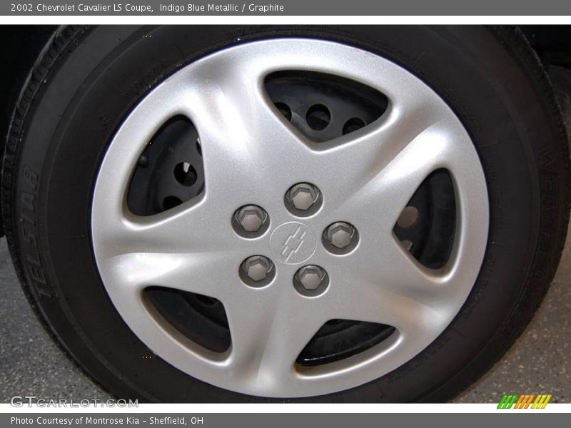 Indigo Blue Metallic / Graphite 2002 Chevrolet Cavalier LS Coupe