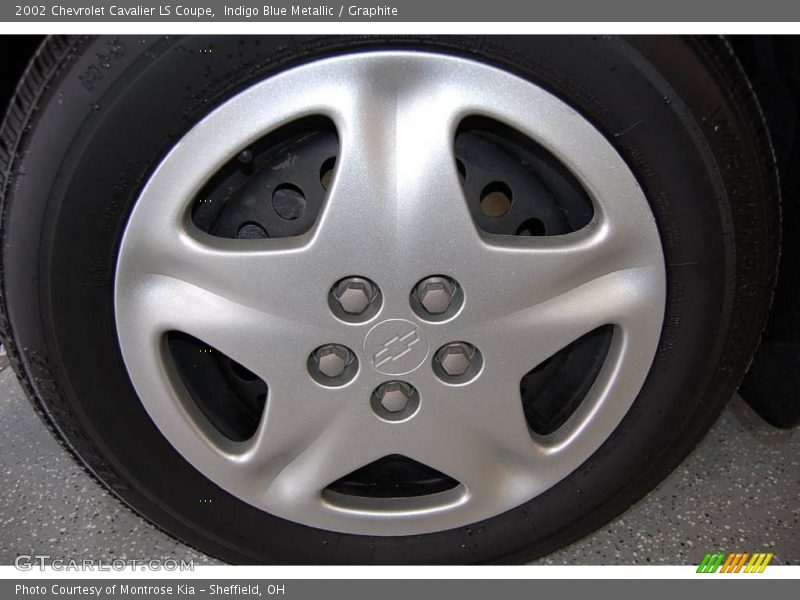 Indigo Blue Metallic / Graphite 2002 Chevrolet Cavalier LS Coupe